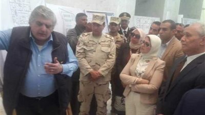 وزيرة الصحة تتفقد إنشاءات مستشفى إسنا
