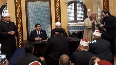 بالصور.. وزير الأوقاف ومحافظ القليوبية يفتتحان مسجد وإدارة بالخصوص