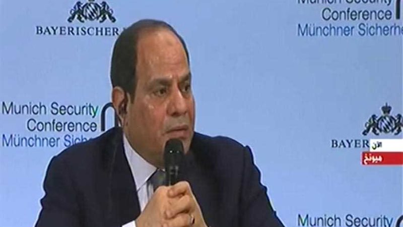 السيسي بمؤتمر ميونيخ: