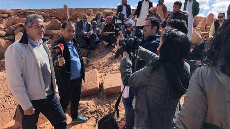 وزير الآثار يصعد