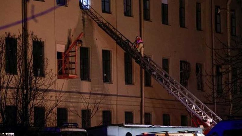 إخلاء جامعة سان بطرسبرج