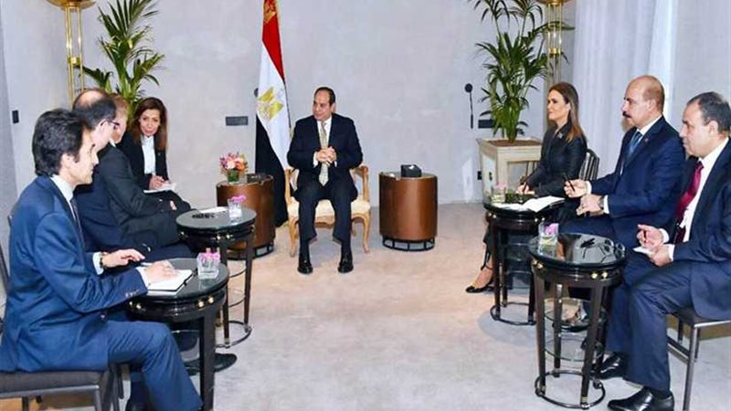 السيسي يبحث مع رئيس