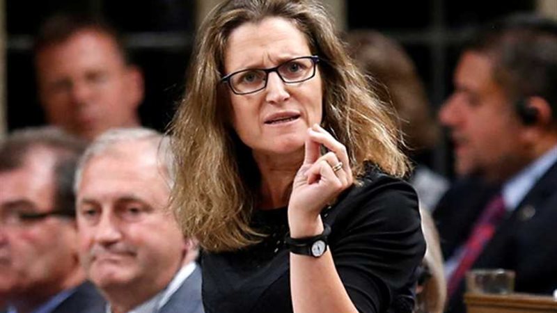 وزيرة خارجية كندا