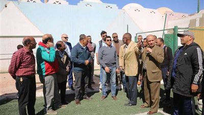 وزير الشباب يتفقد مراكز الشباب بأسوان