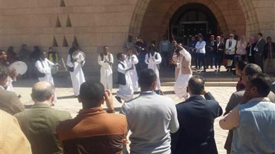 فنون سمسمية بورسعيد تتألق بمتحف النوبة بأسوان