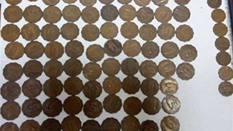 ضبط 18 عملة أثرية