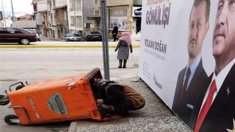 سيدة تركية تبحث عن