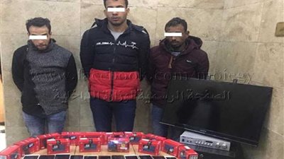 ضبط لصوص محل هواتف محمولة وإعادة المسروقات لمالكها في سمنود