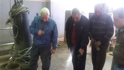 رئيس مياه القناة يتابع الأعمال المكثفة بالمحطات