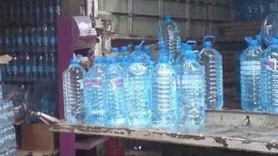 ضبط مصنع لتعبئة مياه غير صالحة بالخصوص