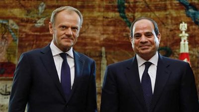 رئيس المجلس الأوروبي يشيد بجهود مصر في محاربة الهجرة غير القانونية