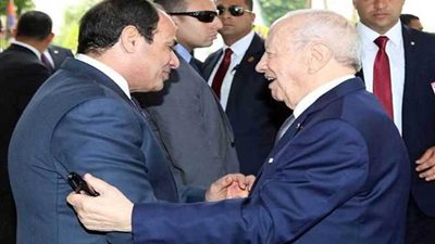 الرئيس السيسي يستقبل نظيره التونسي بشرم الشيخ