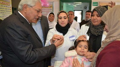 بدء الحملة القومية للتطعيم ضد شلل الأطفال بالدقهلية