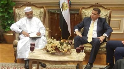 رئيس إفريقية النواب يلتقي السفير التشادي في القاهرة