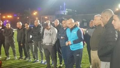 حسام حسن يقود مرانه الأول مع سموحة بحضور رئيس النادي