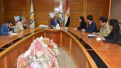 المنشاوي يلتقي وفدًا كوريا لمتابعة المشروع التكنولوجي المشترك