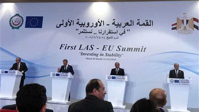 الرئيس السيسي يصف القمة العربية الأوروبية الأولى بـ