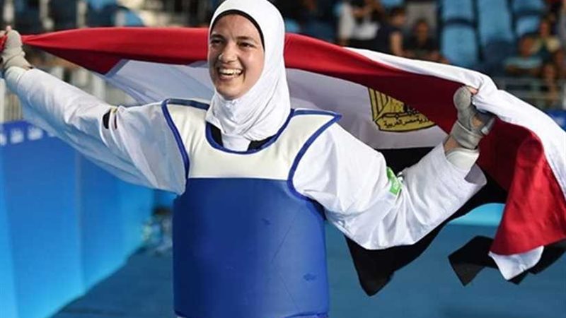 هداية ملاك تفوز بذهبية