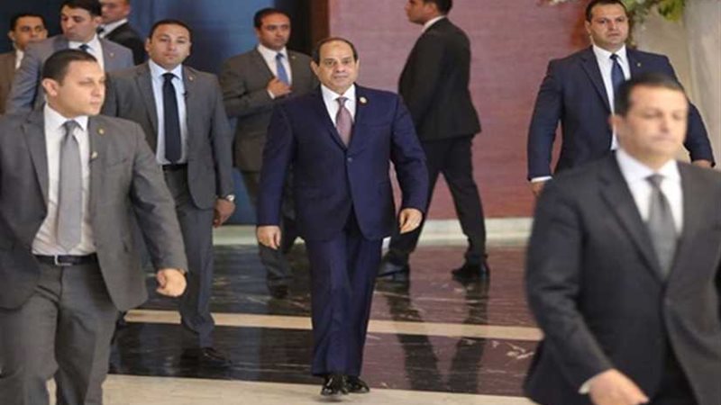 وصول الرئيس السيسي