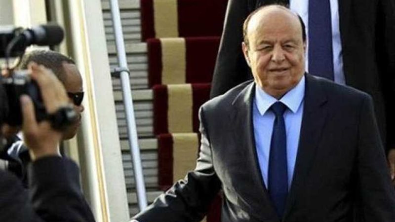 الرئيس اليمني يصل