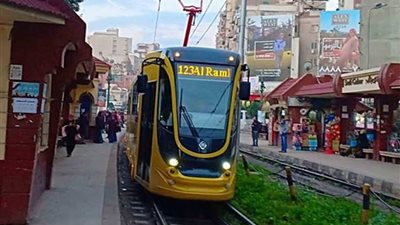 تشغيل أول ترام مكيف بالإسكندرية