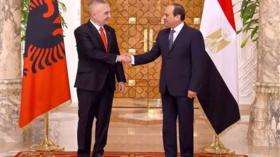 نص كلمة الرئيس السيسي خلال المؤتمر الصحفي المشترك مع رئيس ألبانيا