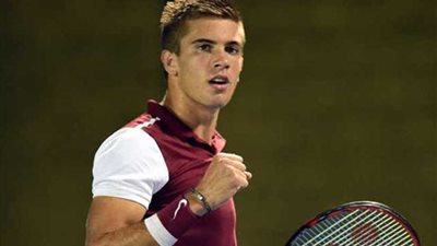 الكرواتى بورنا تشوريتش يتأهل إلى ربع نهائي بطولة دبي للتنس