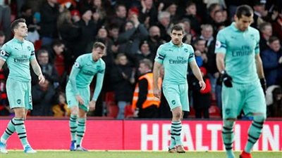 أرسنال يحسم الشوط الأول من مواجهة بورنموث