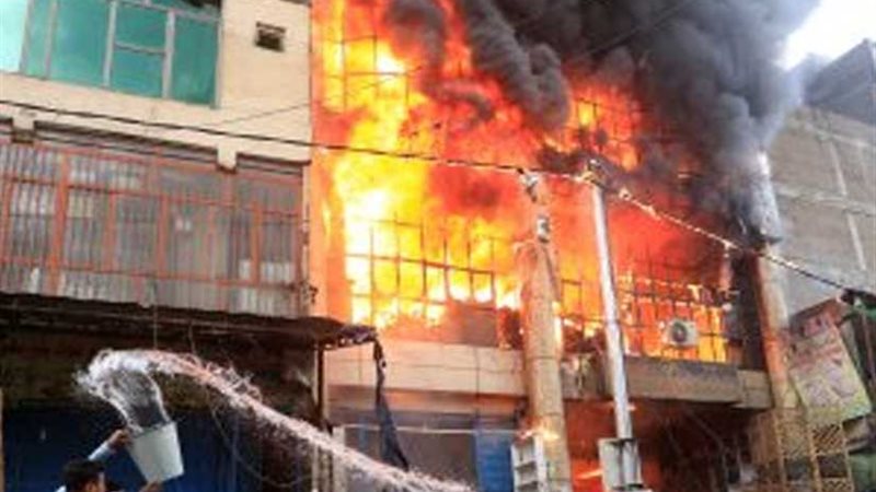 السيطرة على حريق