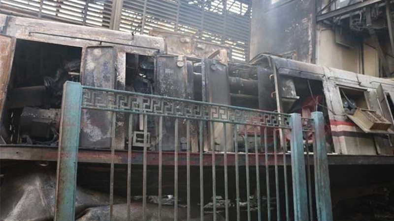 شاهد أثار حادث حريق