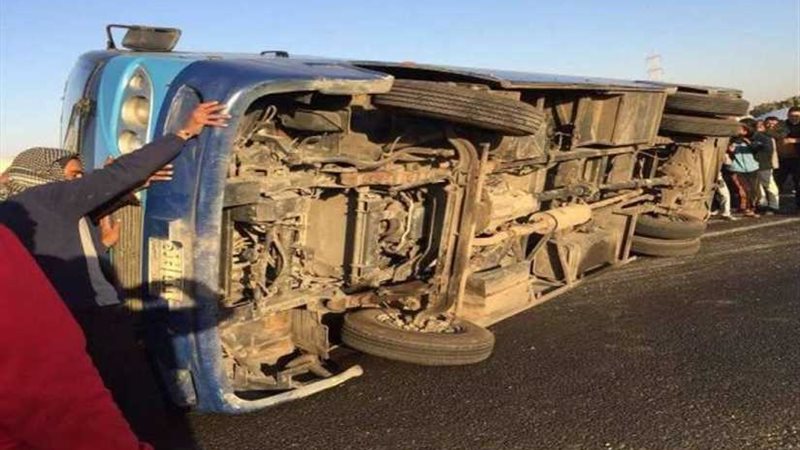 انقلاب سيارة نقل