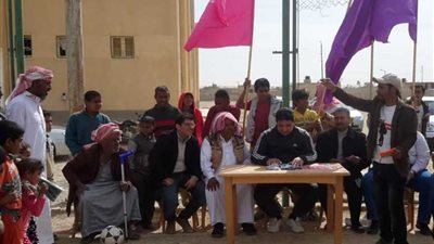 يوم رياضي في الحسنة بوسط سيناء