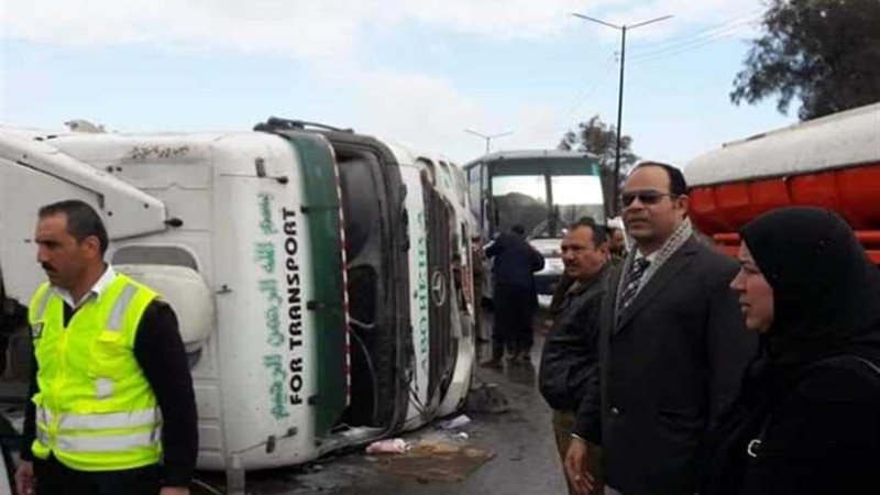 انقلاب سيارة نقل