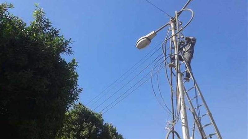 قطع الكهرباء عن عدة