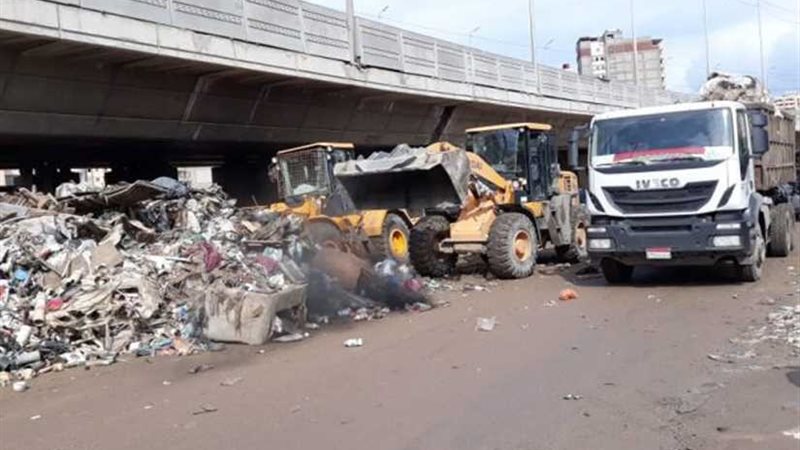 رفع ٧٢٠ طن مخلفات