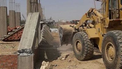 إزالة 7 حالات تعدٍ على أملاك الدولة بالمنيا