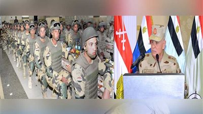 رئيس الأركان يتفقد عناصر الجيش والشرطة بشمال سيناء