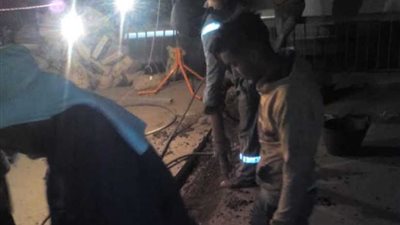 إصلاح فواصل كوبري أبيس بعد شكاوى المواطنين