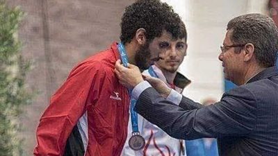 مالك سلامة بعد حصوله على البرونزية بالدوري العالمي للكاراتيه: كنت أتمناها ذهبية