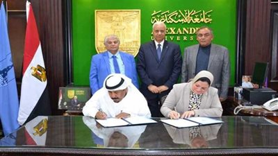توقيع اتفاقية تفاهم بين جامعة الإسكندرية ومؤسسة تطوير التعليم بالسعودية