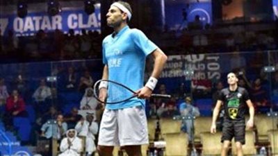 على فرج ينتزع صدارة تصنيف لاعبى الاسكواش المحترفين عالميا