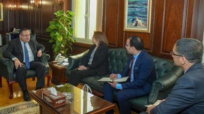 قنصوة يستقبل سفيرة دولة كوبا بمكتبه