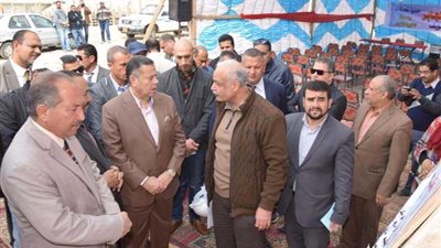 محافظ بني سويف يتابع توسعات محطة معالجة صرف الواسطى