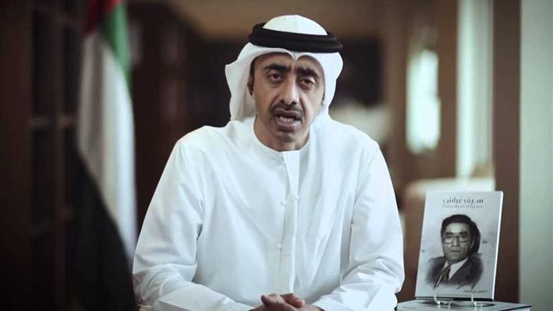 وزير الخارجية الإماراتي