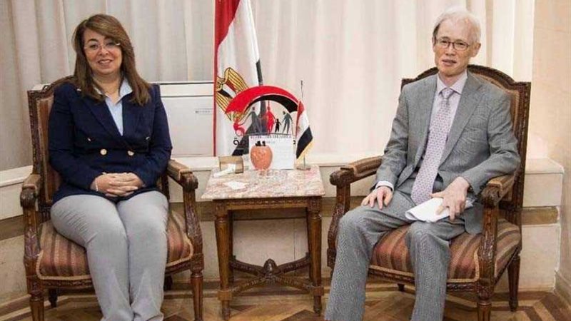 غادة والي تستقبل