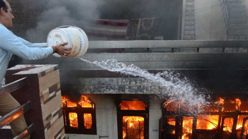 وفاة أم وأطفالها