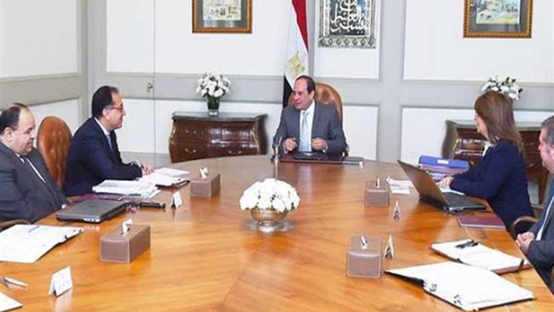 الرئيس السيسي وجه