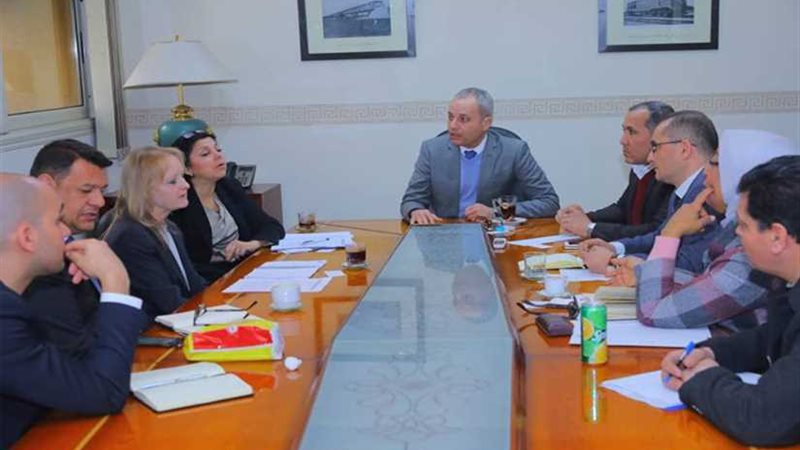 وفد البنك الأوروبي