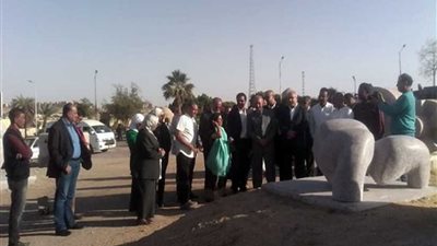 ختام فعاليات الدورة الـ24 لسمبوزيوم أسوان الدولي للنحت