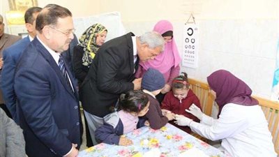 718 ألف طالب منوفي يخضعون للكشف المبكر ضد التقزم والسمنة